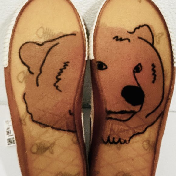 NWT Zara Comfort Sneakers Elastic Laces Bear Sole MultiColor Unisex Youth Size 2 - Picture 10 of 11